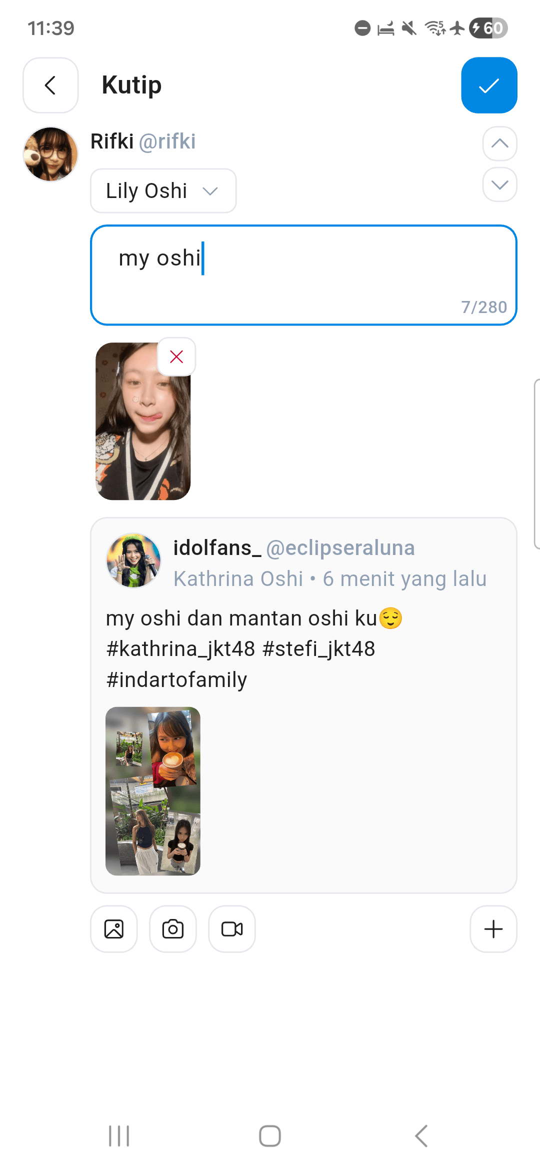 Multimedia posting